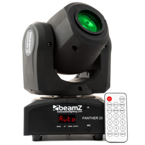 BeamZ Panther 25 LED Moving Head Spot Light – 12W CREE LED