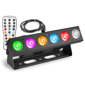 BeamZ BBB612 Wireless Battery Powered LED Light Bar – 6x 12W