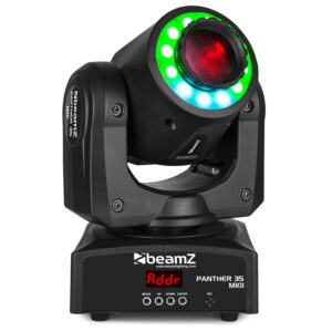 BeamZ Panther 35 LED Moving Head Spot with LED Ring