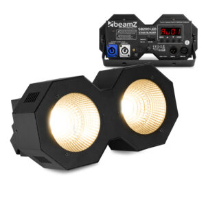 BeamZ SB200 LED Stage Blinder Lighting – 2x 50W