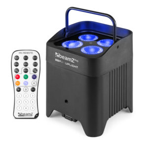 BeamZ BBP54 Battery Powered Weatherproof Wireless Uplighter – 4x 12W