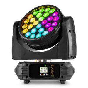 BeamZ Fuze2812 Moving Head Wash Lights with Zoom