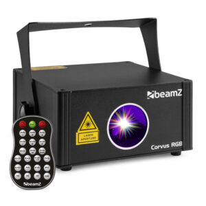 BeamZ Corvus Multicolour Laser Light with Remote