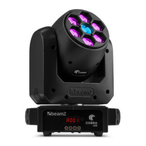 BeamZ Cobra 160 100W Moving Head Spot with 6x 10W B-Eye
