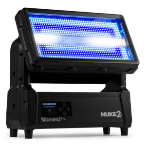 BeamZ NUKE2 Motorized LED Strobe & Beam Waterproof Wash Light