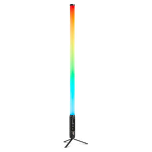 8x BeamZ Zelos Outdoor Battery Powered LED Tube Light Bar with Case
