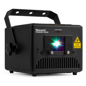BeamZ Phoenix 5000 Analog Animation Laser Projector – 5W Full-Colour RGB