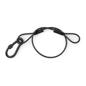 BeamZ SAF35 Lighting Safety Cable 35cm x 3mm 30kg Black