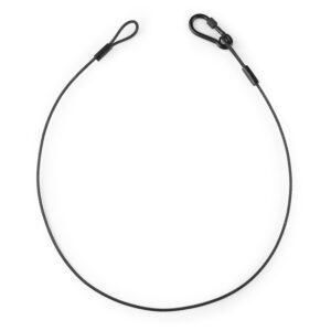 BeamZ SAF35 Lighting Safety Cable 35cm x 3mm 30kg Black