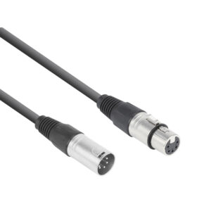 PD Male Female DMX Cable 5-Pin XLR 3m