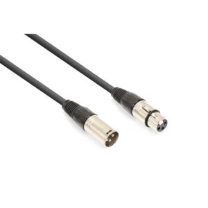 Vonyx 3-Pin XLR Male - XLR Female DMX Cable 6m