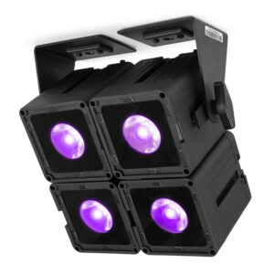 4x BeamZ KUBE20BK Linkable Outdoor Battery Powered Wireless Uplights